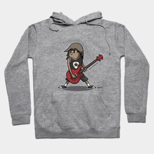 Bass Player Hoodie by The Chocoband